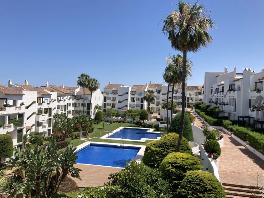 Penthouse in Las Jacarandas Bel Air New Golden Mile Estepona View of a 2 bedroom penthouse apartment with terraces in Las Jacarandas, Bel Air, New Golden Mile Estepona.