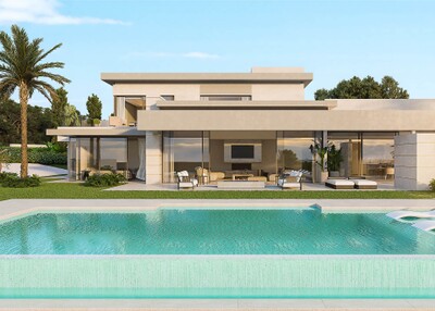 New build designer villa in Sierra Blanca, one of Marbella’s most prestigious locations.
