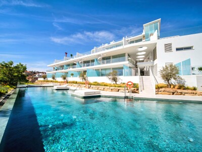 Two bedroom duplex penthouse with sea views in Med Two,  El Higueron, Fuengirola Costa del Sol