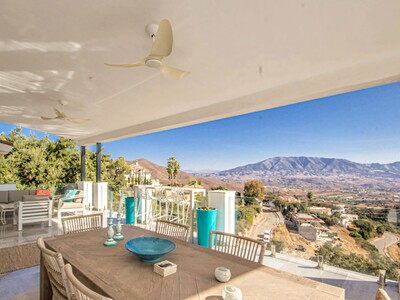 Elegant modern villa with open views for sale at La Mairena, Ojén, on the Costa del Sol.