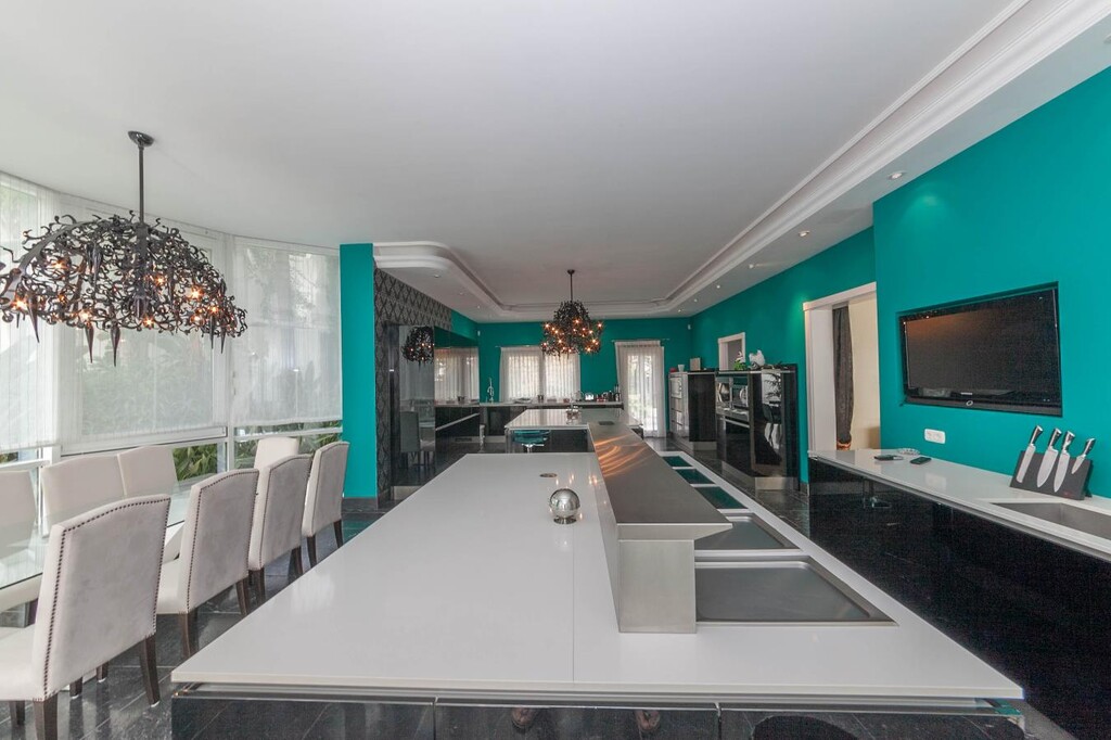 Kitchen Luxury Villa Sierra Blanca Marbella