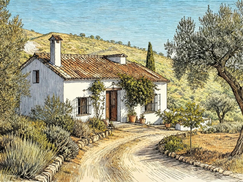 Andalusiskt lanthus Vackert andalusiskt lanthus. Har det ett AFO?
