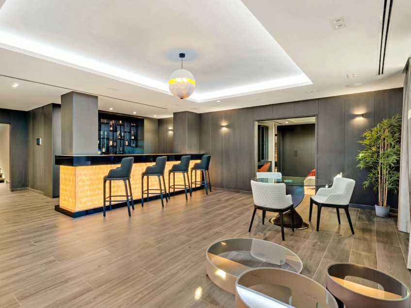 Spelrum och bar Spelrum och bar i villan i La Cala Golf
